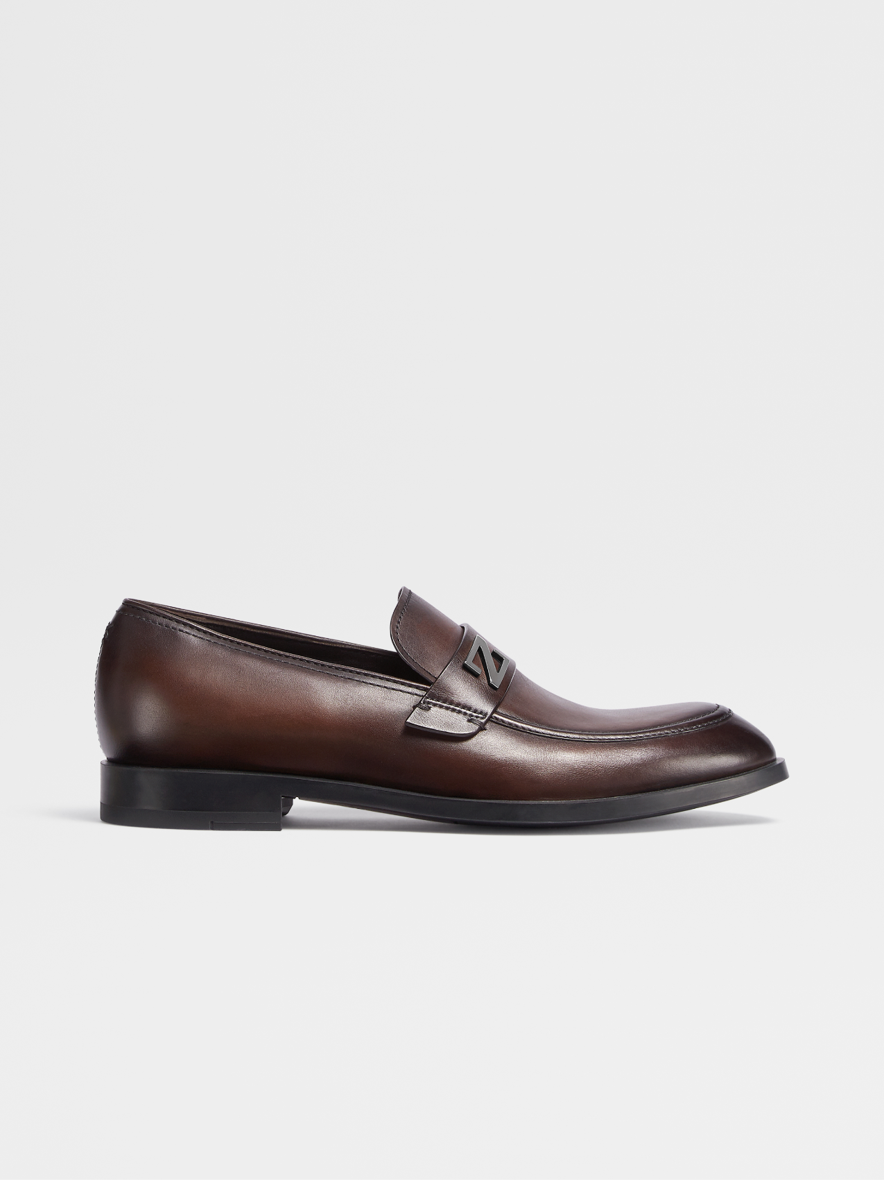 Brown Hand-Buffed Leather Siena Flex Loafers